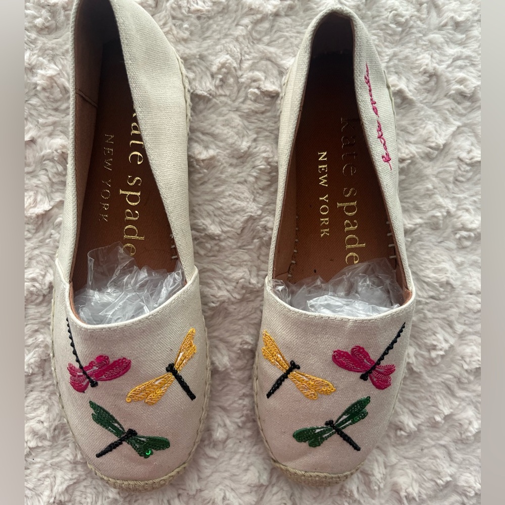 Kate Spade Dragonfly‎ espadrilles NEW - Picture 2 of 7